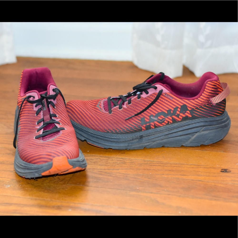Hoka One One Men's Red Rincon 2 Running Shoes